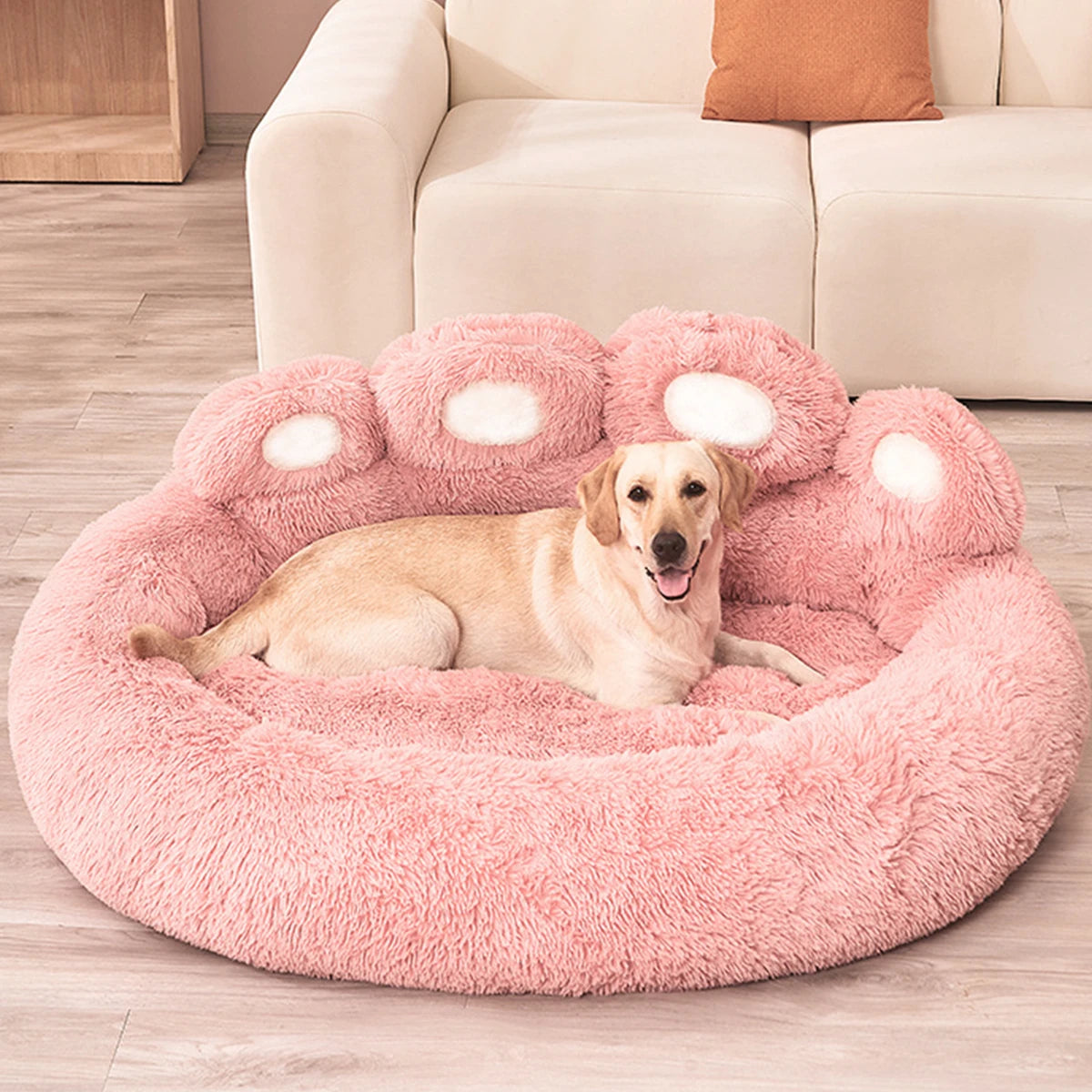 Washable Plush Pet Sofa Bed – Cozy Dog & Cat Bed for Small to Large Pets