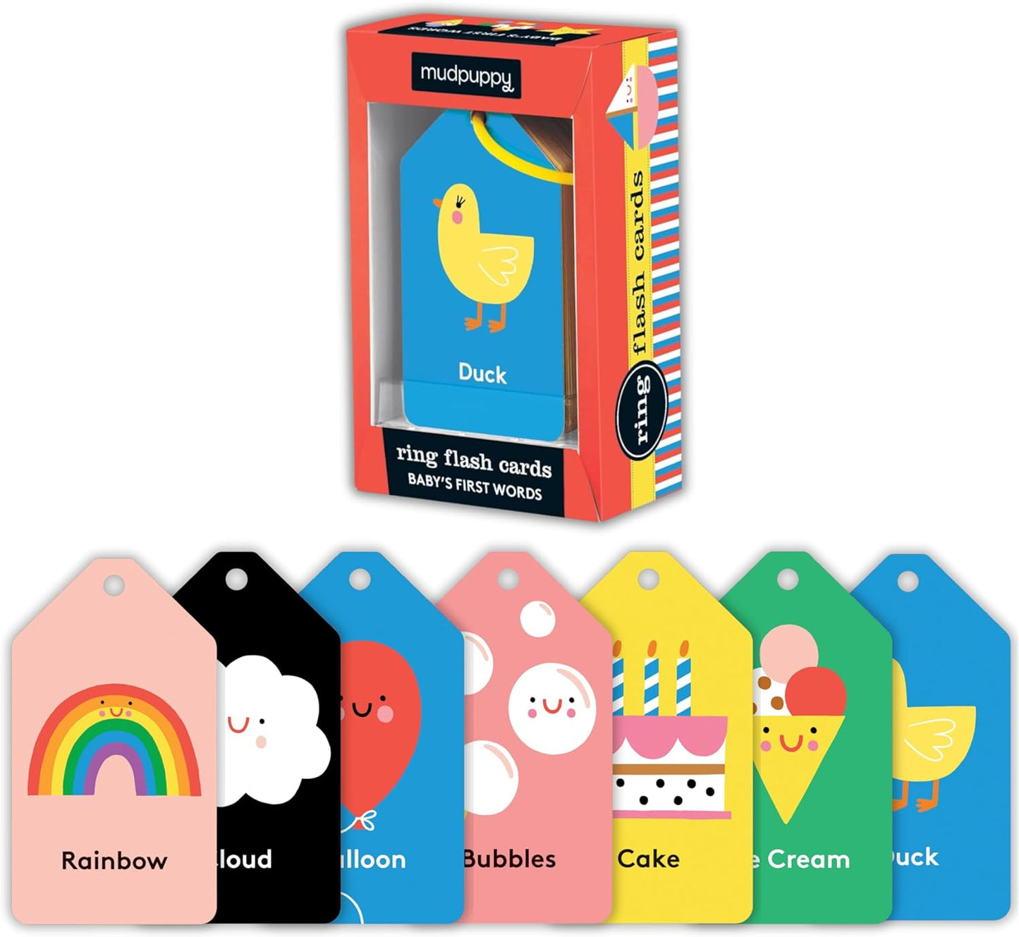 First Words Ring Flashcards – Early Learning for Toddlers & Kids