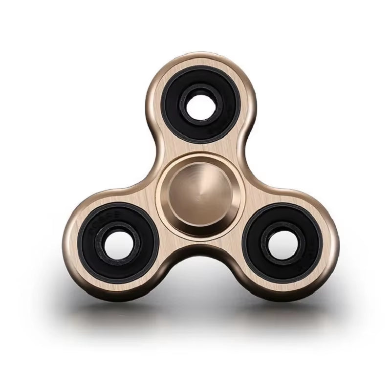 Fidget Finger Spinner – Alloy Metal Hand Spinner Stress Relief & Decompression Toy for Kids & Adults, Fun and Relaxing Gift for All Ages